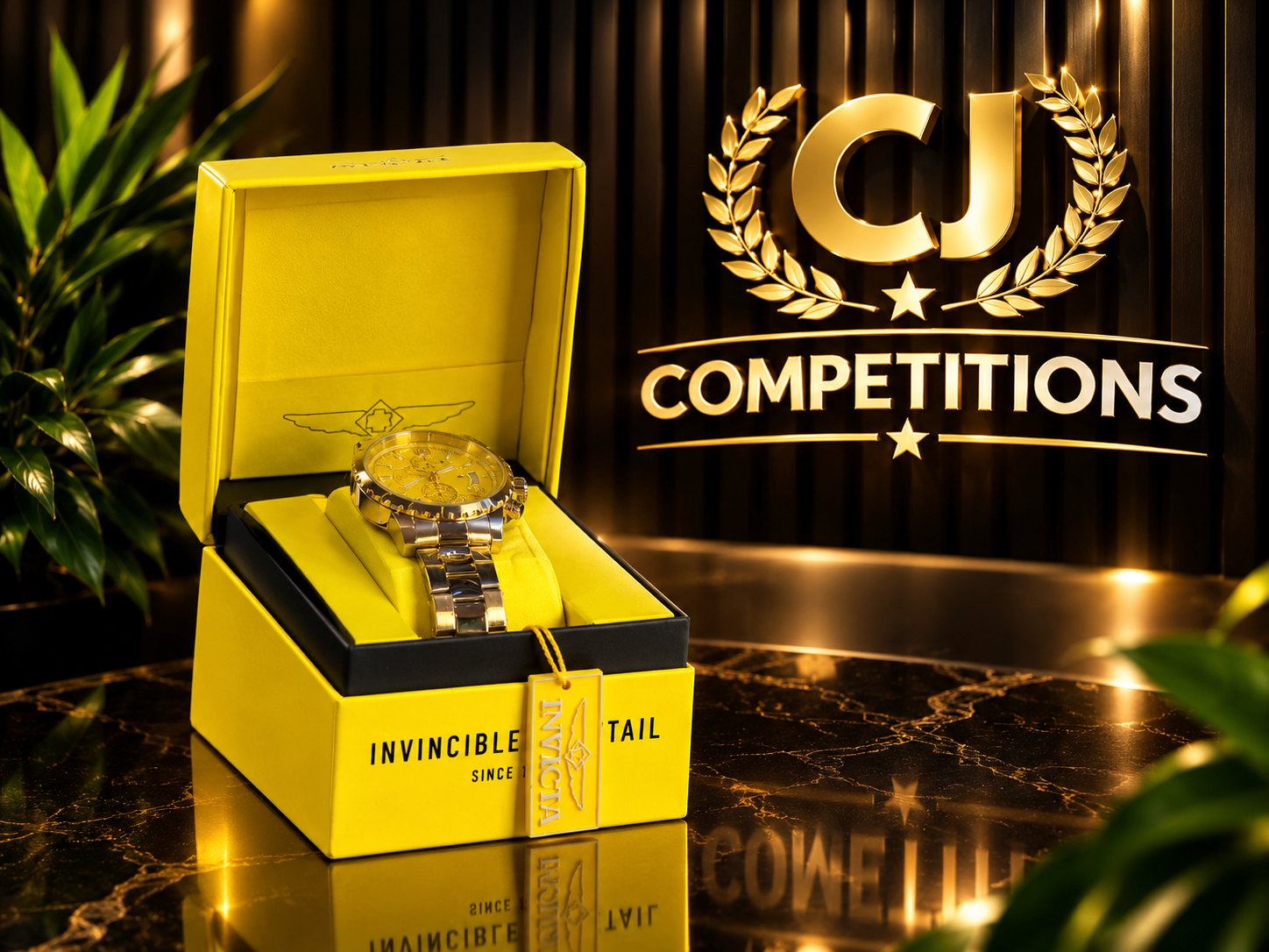 Win A Gold Invicta Watch